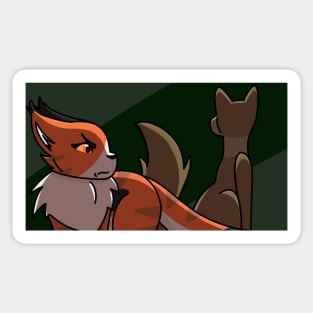 Mapleshade and Appledusk Sticker